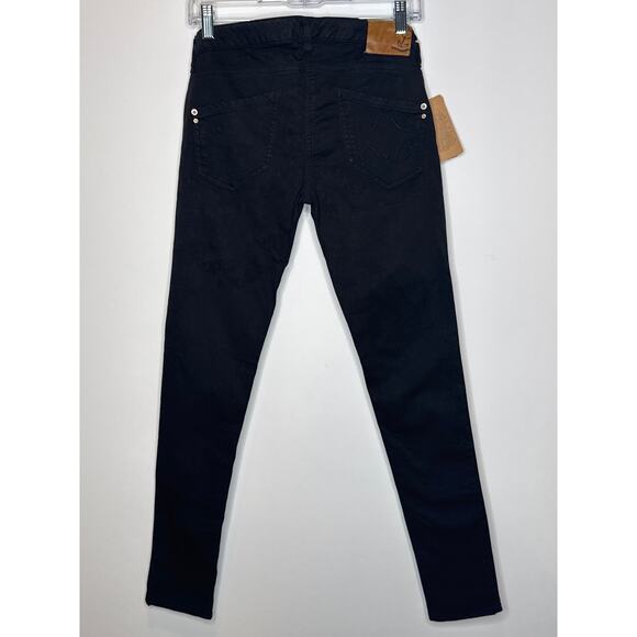 NWT Patrizia Pepe Black Super Skinny Jeans Size 27 Italy - Picture 7 of 14